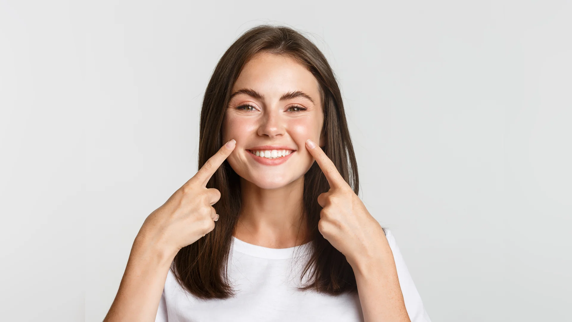 Happy family smiling