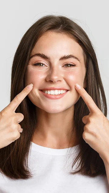 Happy family smiling